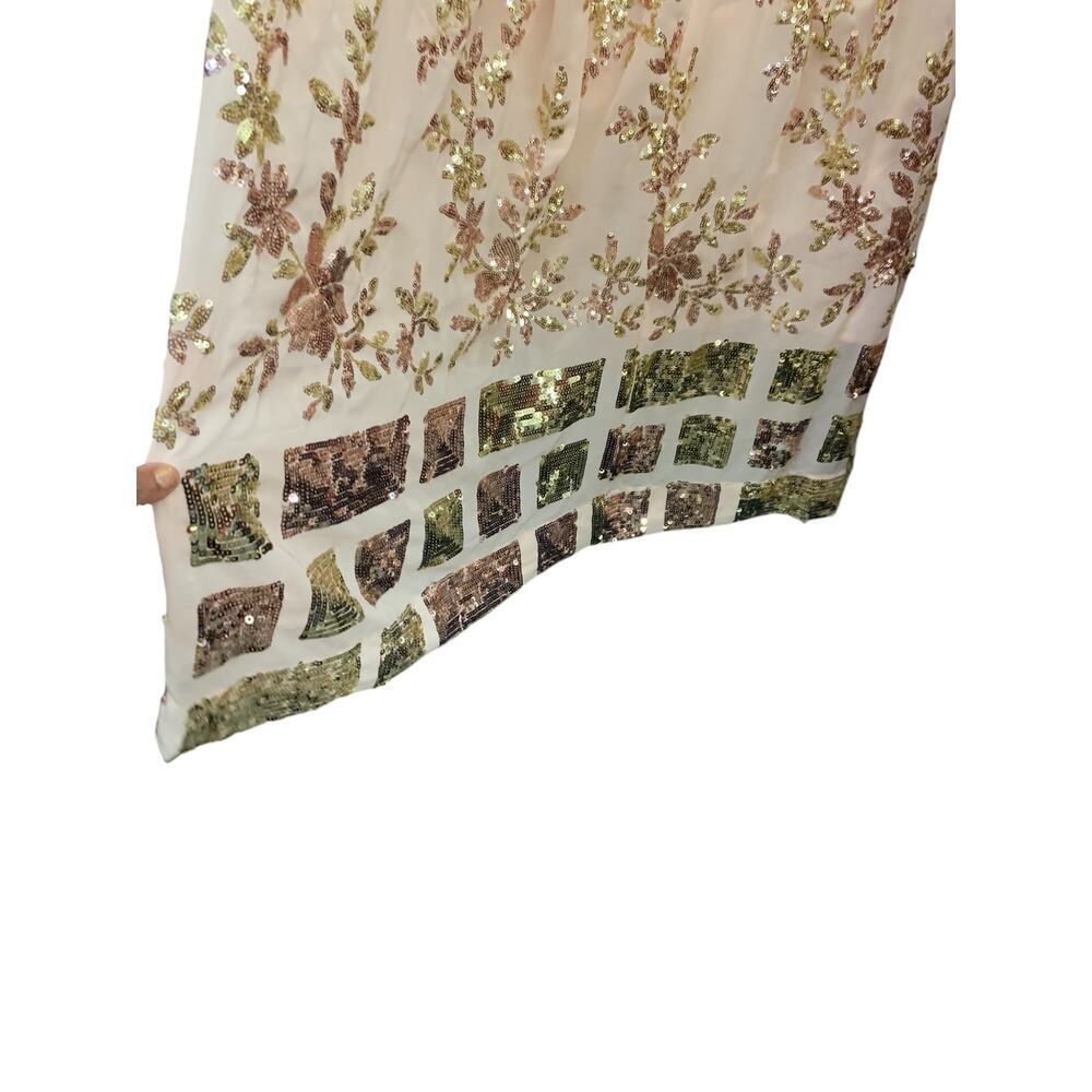 Rose Gold Skirt with Gold‎ Top - Picture 4 of 10